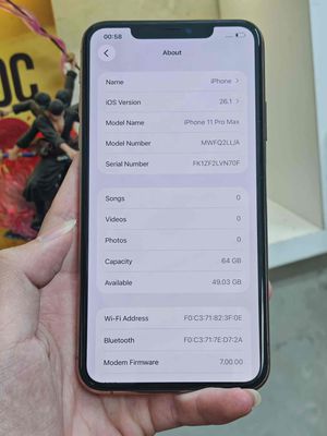 iphone 11prmax 64GB zin full chức năng. Mua bán Điện thoại tại Quận Đống Đa Hà Nội được đăng bởi Phi Nguyễn
