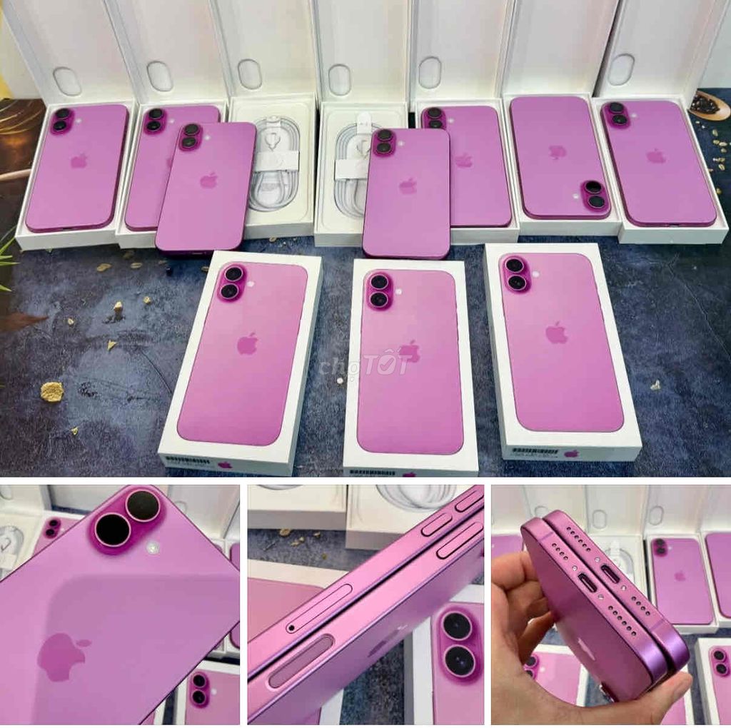 iPhone 16 256G Hồng FULLBOX CHẤT NEW APPLE 12/2025. Mua bán Điện thoại tại Quận Thanh Xuân Hà Nội được đăng bởi Nguyễn Huy Dũng hình 1