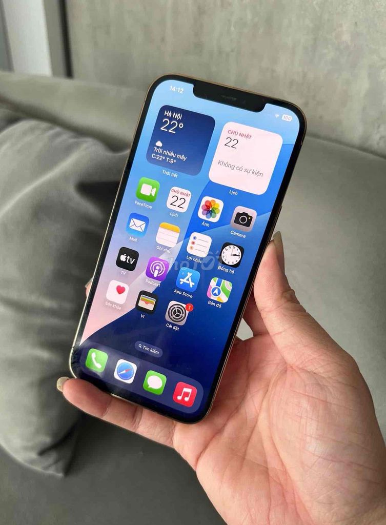 iPhone 12 ProMax quốc tế 256GB Vàng. Mua bán Điện thoại tại Thành phố Mỹ Tho Tiền Giang được đăng bởi Tiền Giang  hình 1