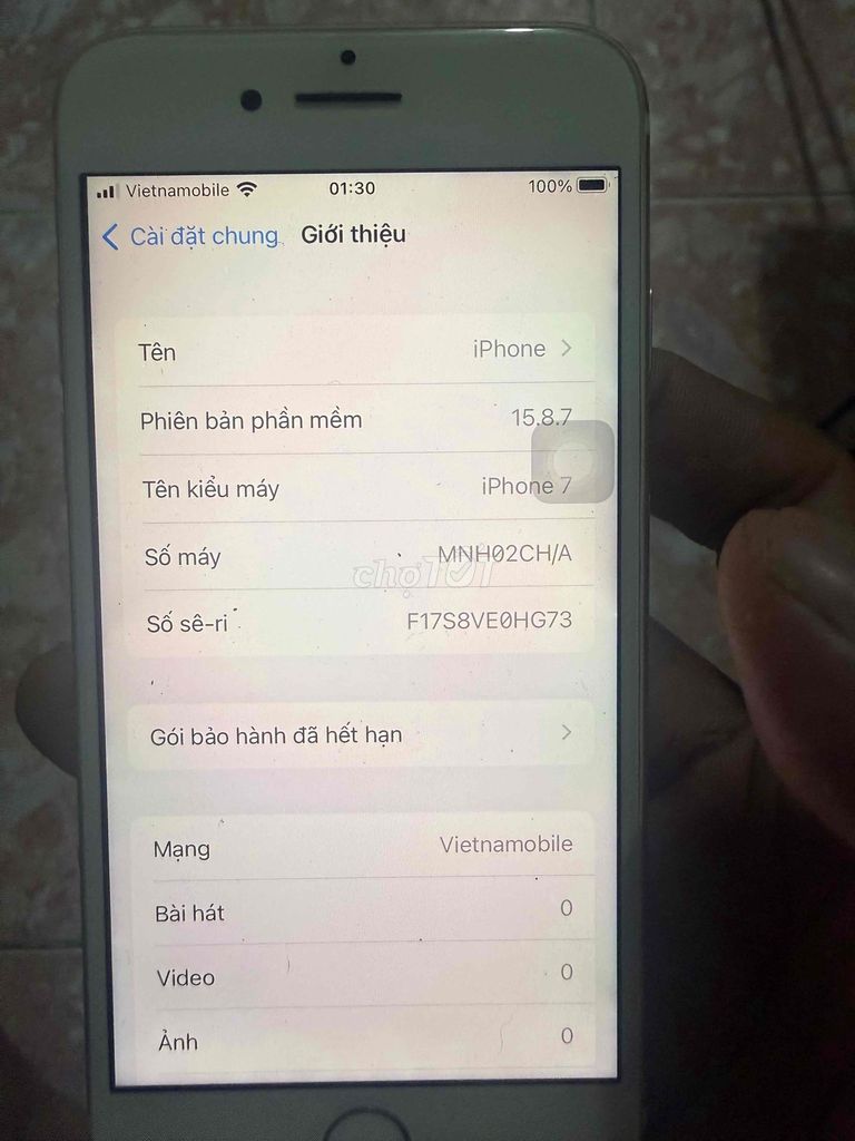 Apple iPhone 7 Vàng. Mua bán Điện thoại tại Thành phố Dĩ An Bình Dương được đăng bởi Nguyễn Hoà hình 1
