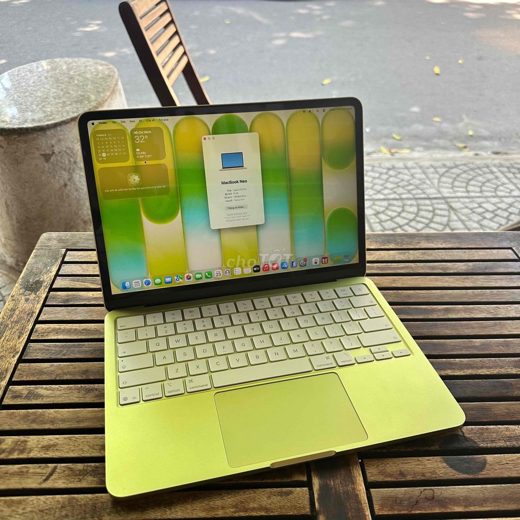 Apple Macbook Neo 8GB/256GB Vàng chanh. Mua bán Laptop tại Quận Hải Châu Đà Nẵng được đăng bởi DN Team 46 Nguyễn Trác hình 1