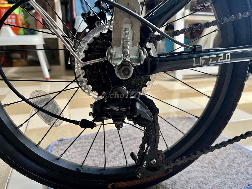 Xe đạp gấp Trinx Life 2.0 Đen Mới 99%. Mua bán Xe đạp tại Quận 4 Tp Hồ Chí Minh được đăng bởi Trần Mai Khanh hình 5