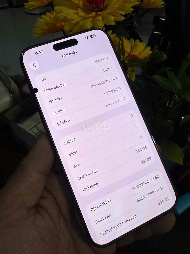 iPhone 15 Pro Max 256G xanh. Mua bán Điện thoại tại Thành phố Biên Hòa Đồng Nai được đăng bởi thanh hình 1