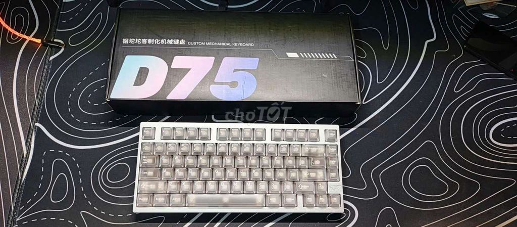 Bàn phím cơ Weikav D75 Nhôm Bạc 3 chế độ. Mua bán Phụ kiện (Màn hình, Chuột...) tại Thành phố Dĩ An Bình Dương được đăng bởi Tạp Hoá Nhỏ hình 1