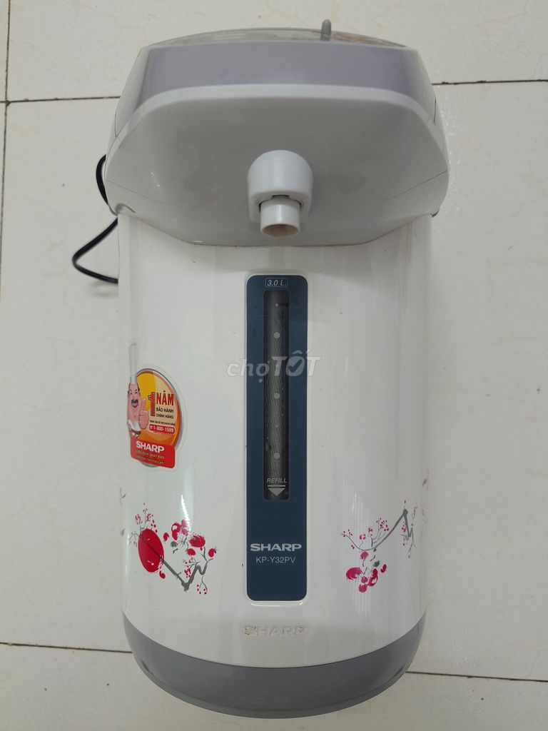 Bình thủy điện SHARP KP-Y32PV 3 Lít - Màu Trắng. Mua bán Bếp, lò, đồ điện nhà bếp tại Quận 5 Tp Hồ Chí Minh được đăng bởi Vuong Kien Nguyen hình 1