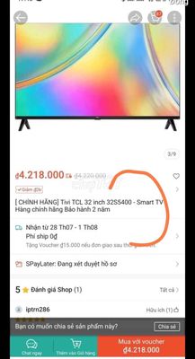 Google tivi 32in,hiệu TCL, full HD,BH 1 năm. Mua bán Tivi, Âm thanh tại Quận 7 Tp Hồ Chí Minh được đăng bởi THÔNG VÕ