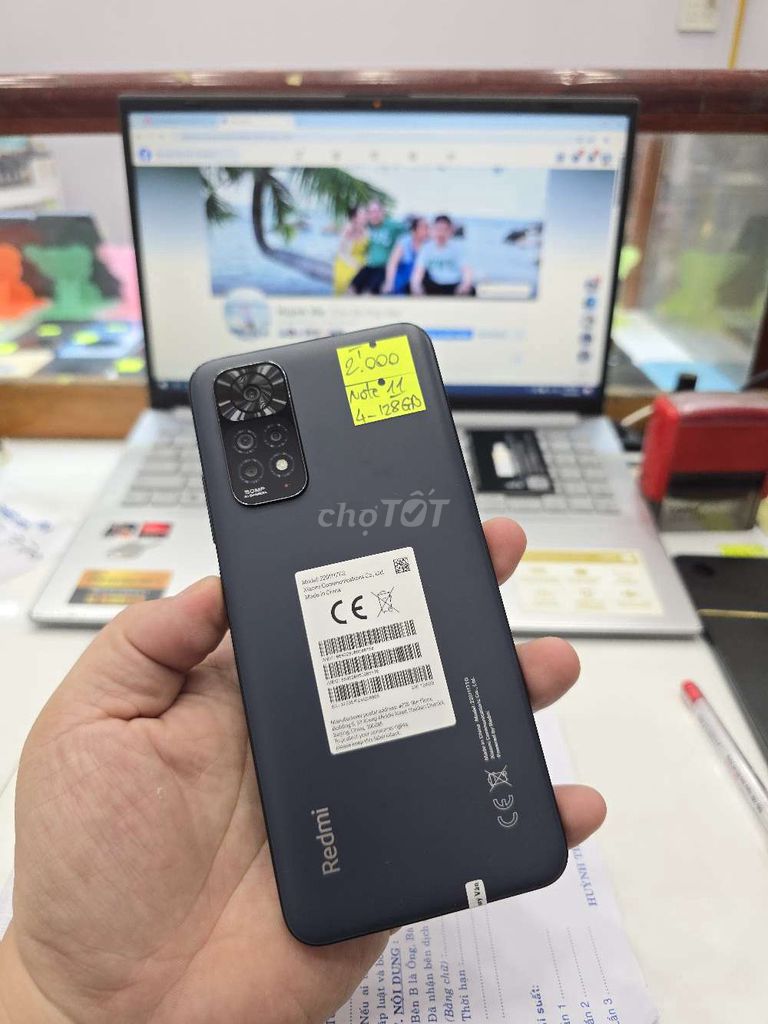 Xiaomi Redmi Note 11 - 128GB. Mua bán Điện thoại tại Thành phố Long Xuyên An Giang được đăng bởi Facebook Cầm Đồ Thúy Vân hình 1