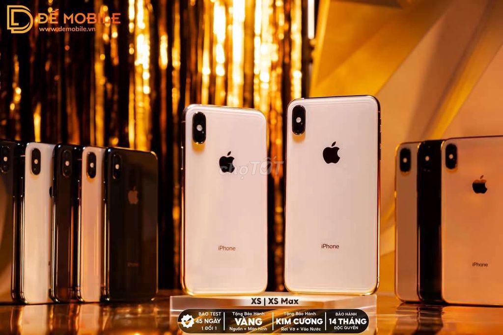 IPHONE XS MAX 64 - 256 Q.tế CH/a 2 sim vật lí