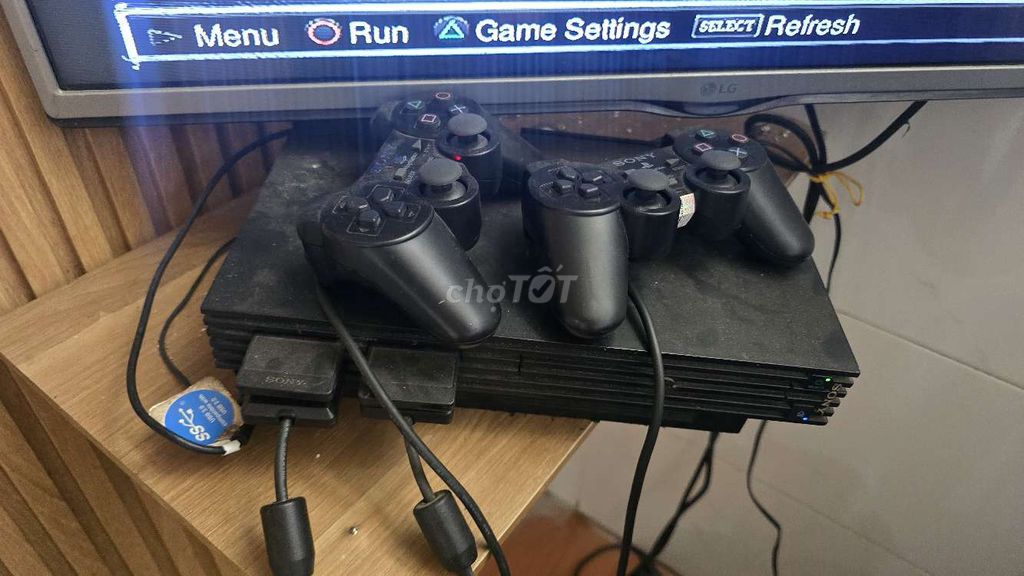Máy chơi game Sony PlayStation 2 Đen 3 tay cầm. Mua bán Thiết bị chơi game tại Quận Cẩm Lệ Đà Nẵng được đăng bởi lehuucuu hình 1