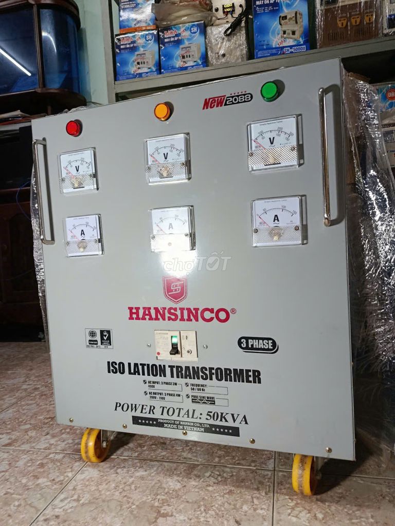 Biến áp cách ly Hansinco 50KVA. Mua bán Đồ chuyên dụng, Giống nuôi trồng tại Quận Tân Phú Tp Hồ Chí Minh được đăng bởi Phước hình 1