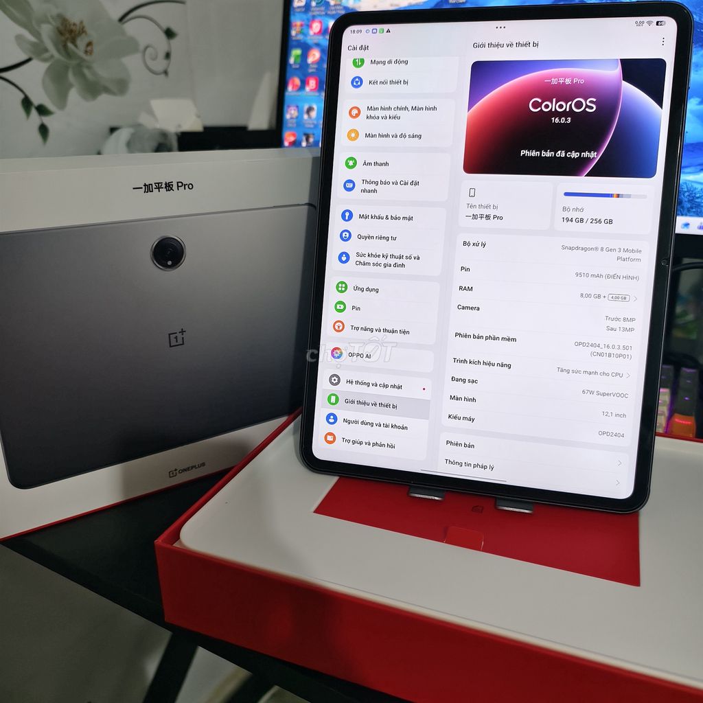 OnePlus Pad Pro 12.1 inch 8GB/256GB. Mua bán Máy tính bảng tại Huyện Hóc Môn Tp Hồ Chí Minh được đăng bởi Xyz Abc hình 1