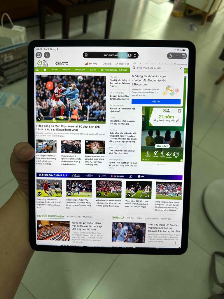 Apple iPad Pro 12.9 64GB Xám. Mua bán Máy tính bảng tại Thành phố Biên Hòa Đồng Nai được đăng bởi duy tân hình 1
