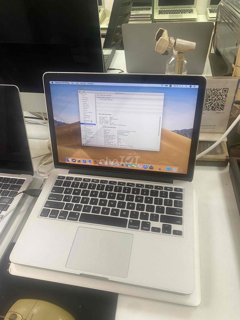 Macbook Pro  Retina 13.3 inch i5 ram 8 ssd 128. Mua bán Laptop tại Quận Hoàng Mai Hà Nội được đăng bởi Mac98 hình 1