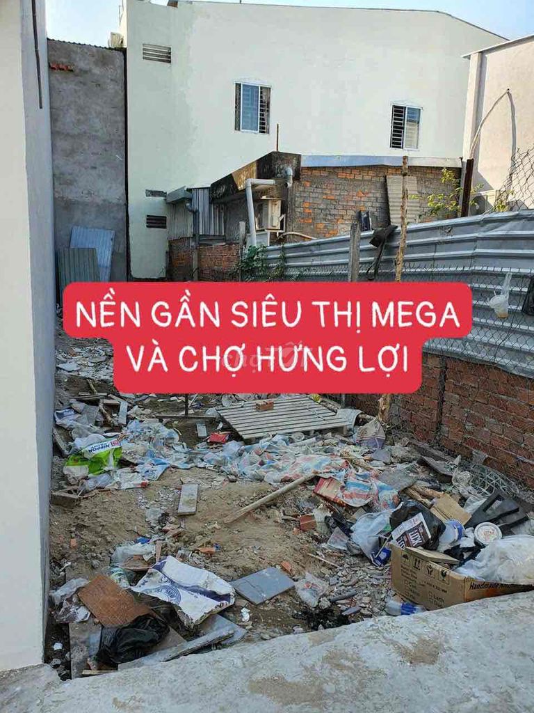 NỀN THỔ CƯ HẺM 25 NGUYỄN VĂN LINH CẶP BÊN SIÊU THỊ MEGA