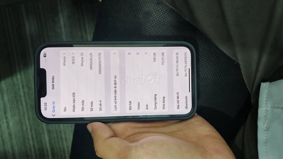 iPhone 13 128GB Đã sử dụng. Mua bán Điện thoại tại Quận Tân Bình Tp Hồ Chí Minh được đăng bởi Hội Đồ Điện Tử hình 1