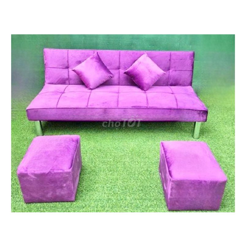 Ghế Sofa Giường Vải Nhung Mới 99%. Mua bán Giường, chăn ga gối nệm tại Huyện Củ Chi Tp Hồ Chí Minh được đăng bởi Linh Thanh Lý Đồ Cũ hình 1