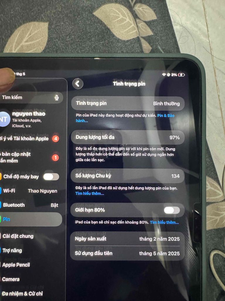 Apple iPad A16 128GB Đen. Mua bán Máy tính bảng tại Quận Thanh Khê Đà Nẵng được đăng bởi Huy Quốc hình 1