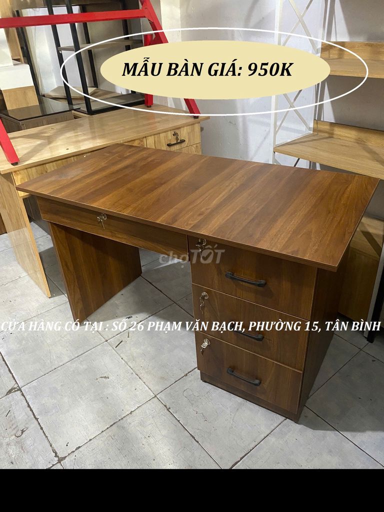 BÀN LÀM VIỆC & BÀN & BÀN 60 X 120 & BÀN NÂU ĐỎ