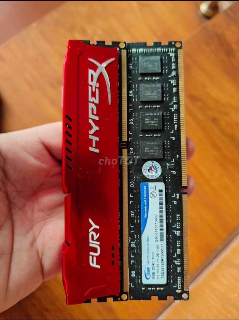 RAM HyperX Fury 16GB DDR3. Mua bán Linh kiện (RAM, Card...) tại Huyện Lộc Ninh Bình Phước được đăng bởi phước hình 1