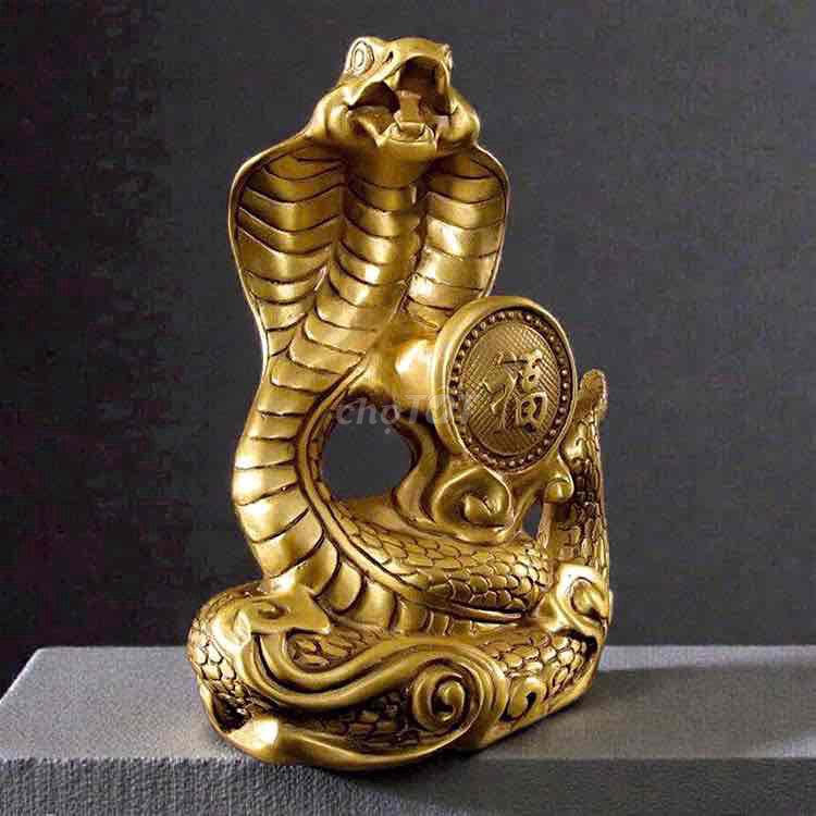 Tượng rắn hổ mang bằng đồng, kích thước 18x14cm. Mua bán Đồ sưu tầm, đồ cổ tại Thành phố Rạch Giá Kiên Giang được đăng bởi Đức Bảo Trần hình 1