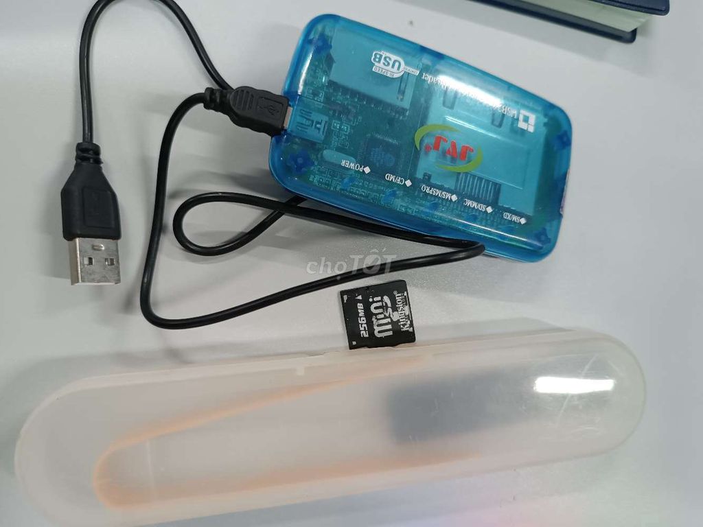 Đầu đọc thẻ USB 256MB Xanh dương. Mua bán Phụ kiện (Màn hình, Chuột...) tại Thị xã Từ Sơn Bắc Ninh được đăng bởi Minh hình 1