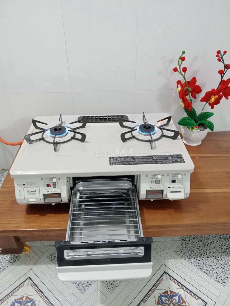 Bếp ga Rinnai full chức năng. Mua bán Bếp, lò, đồ điện nhà bếp tại Huyện Định Quán Đồng Nai được đăng bởi Bảo Hoài Phan hình 1