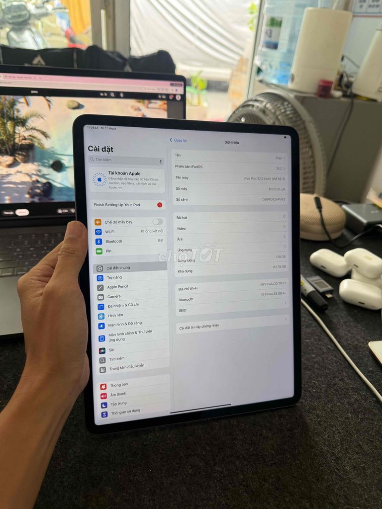 iPad Pro 2020 12.9 inch 128GB Xám. Mua bán Máy tính bảng tại Quận Bình Thạnh Tp Hồ Chí Minh được đăng bởi Táo Care  hình 1