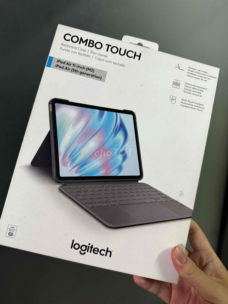 Bao da bàn phím Logitech Combo Touch. Mua bán Phụ kiện (Màn hình, Chuột...) tại Thành phố Thuận An Bình Dương được đăng bởi Csfsc hình 1