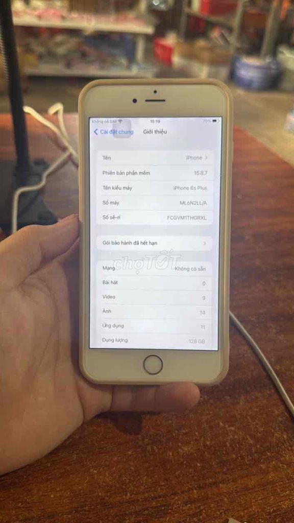 Apple iPhone 6s Plus 128GB Vàng hồng. Mua bán Điện thoại tại Huyện Chương Mỹ Hà Nội được đăng bởi Nguyễn Thế Tuyền hình 1