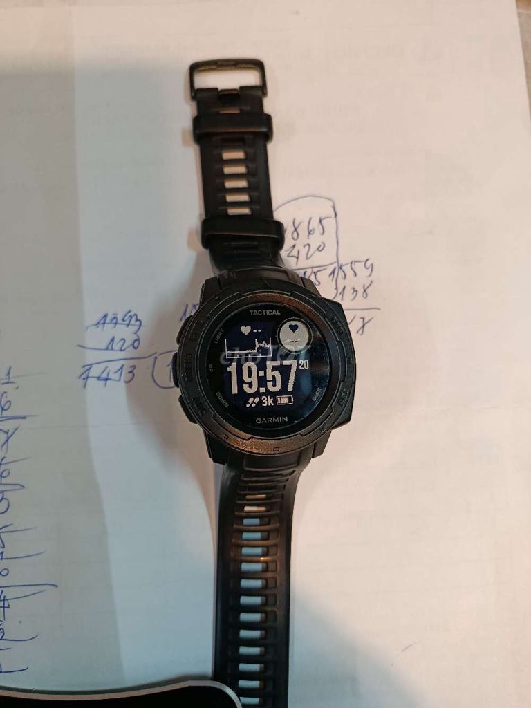 Garmin Instinct Tactical Đen. Mua bán Thiết bị đeo thông minh tại Quận 10 Tp Hồ Chí Minh được đăng bởi pham van ho hình 1