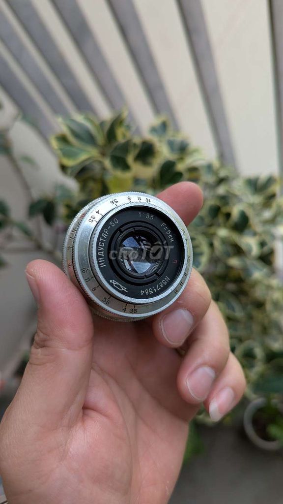 Ống kính Industar 5cm f3.5 M39 Bạc cũ. Mua bán Máy ảnh, Máy quay tại Huyện Gia Lâm Hà Nội được đăng bởi Mạnh  hình 1