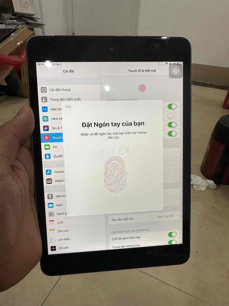 Apple iPad mini 3 16GB Bạc. Mua bán Máy tính bảng tại Quận Đống Đa Hà Nội được đăng bởi Ng Hoang Anh hình 1