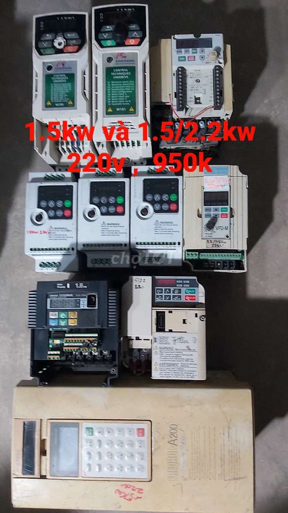 Biến tần Emerson 1.5-2.2kW 220V. Mua bán Đồ chuyên dụng, Giống nuôi trồng tại Huyện Quỳ Hợp Nghệ An được đăng bởi Luc hình 1