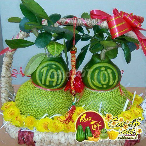 Bưởi Hồ Lô Tài Lộc quà tết cao cấp 2026. Mua bán Đồ ăn, thực phẩm và các loại khác tại Quận Bình Thạnh Tp Hồ Chí Minh được đăng bởi sanquatet hình 1