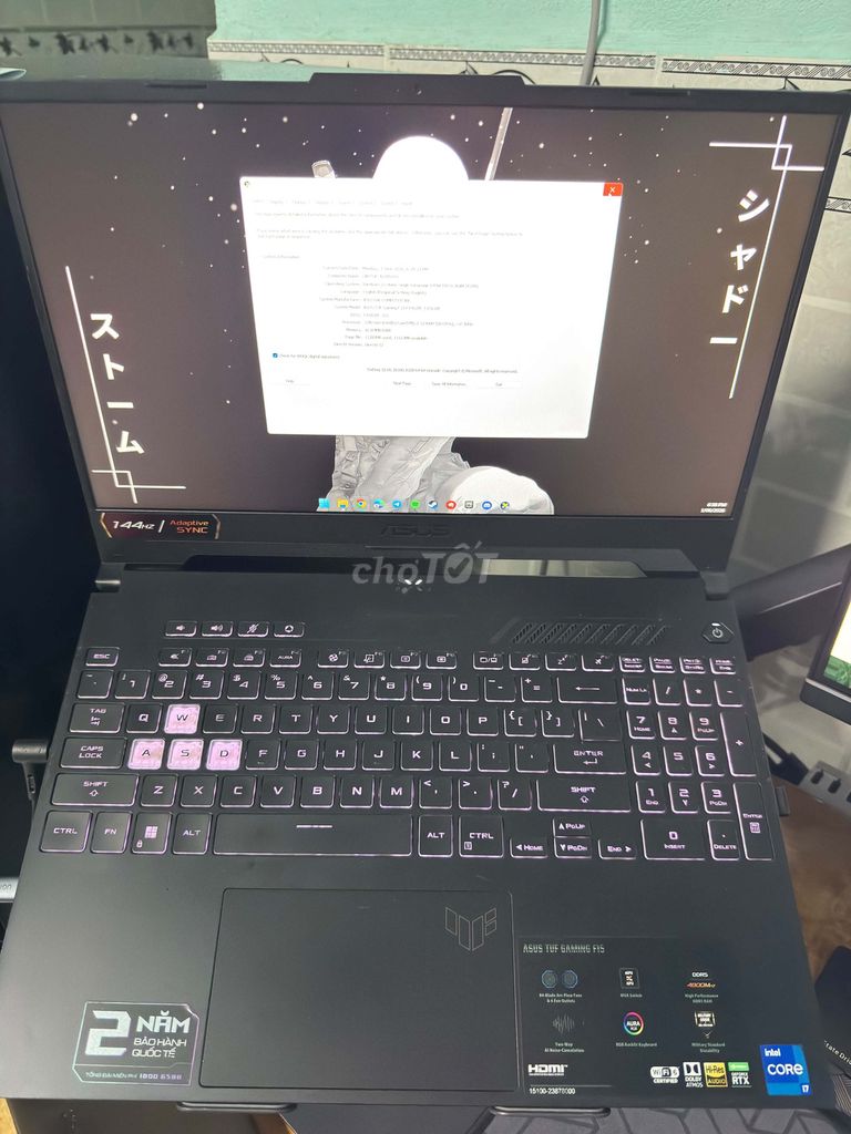 Asus Tuf Gaming F15 i7 12700H 15.6 inch 16GB/512GB. Mua bán Laptop tại Thành phố Dĩ An Bình Dương được đăng bởi Khánh hình 1