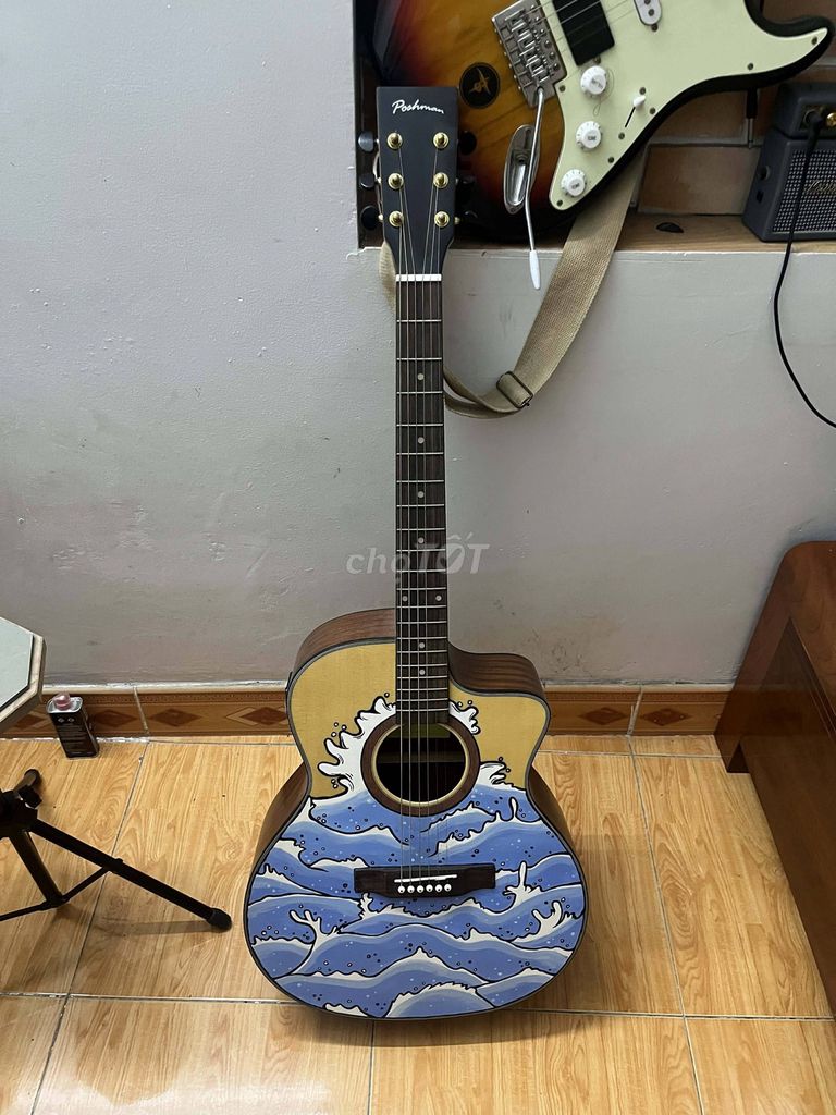 Đàn guitar Poshman N11ACEQ Tốt. Mua bán Nhạc cụ tại Quận Hoàng Mai Hà Nội được đăng bởi Thuận Hưng Ngô hình 1