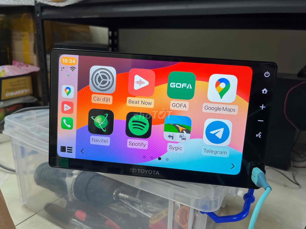Màn hình ô tô toyota 2024 9ich có carplay. Mua bán Phụ tùng xe tại Quận Hà Đông Hà Nội được đăng bởi NỘI THẤT ÂM THANH Ô TÔ hình 1
