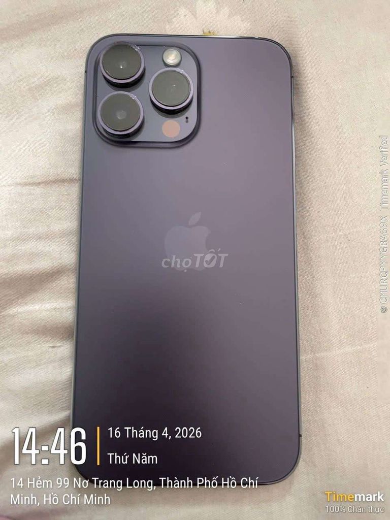 iPhone 14 Pro Max Tím. Mua bán Điện thoại tại Huyện Châu Đức Bà Rịa - Vũng Tàu được đăng bởi Davinci hình 1