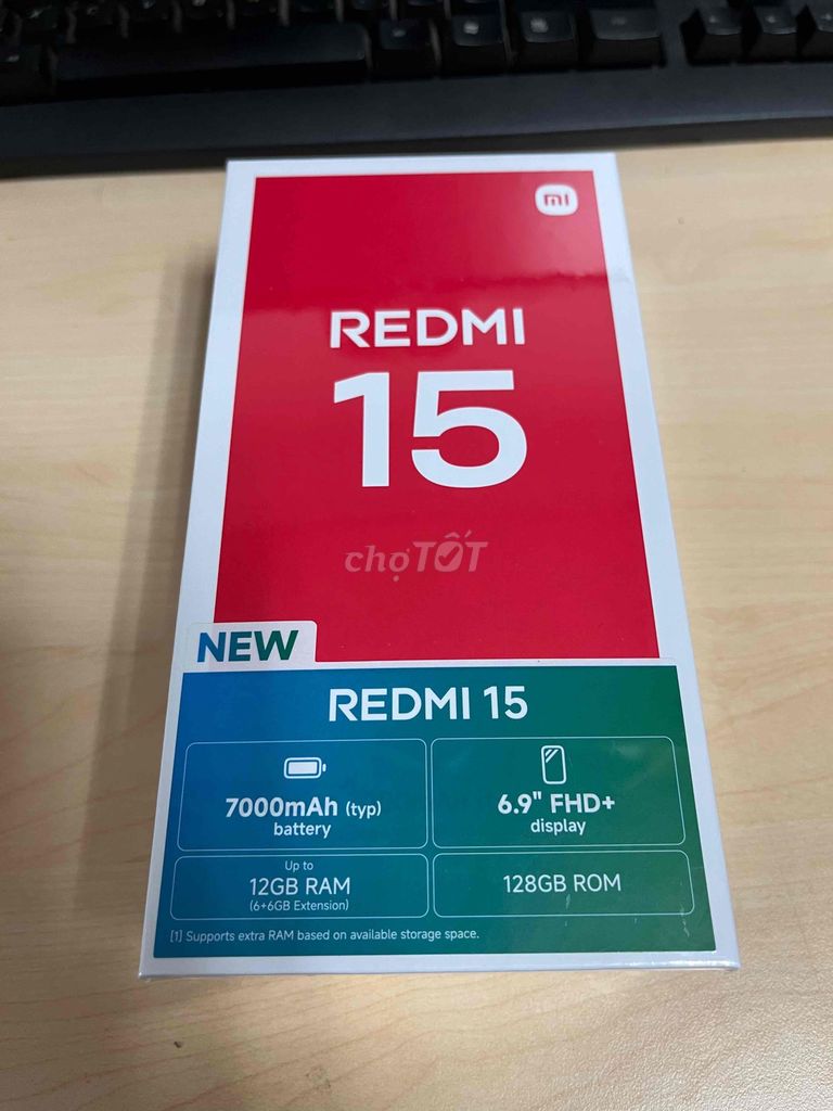 Xiaomi Redmi 15 Đen 6GB RAM 128GB ROM. Mua bán Điện thoại tại Thành phố Thủ Đức Tp Hồ Chí Minh được đăng bởi Minh hình 1
