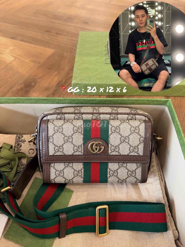 Túi xách Gucci Ophidia Mini Nâu. Mua bán Túi xách tại Thành phố Thủ Đức Tp Hồ Chí Minh được đăng bởi Bạch Văn Nhất hình 1