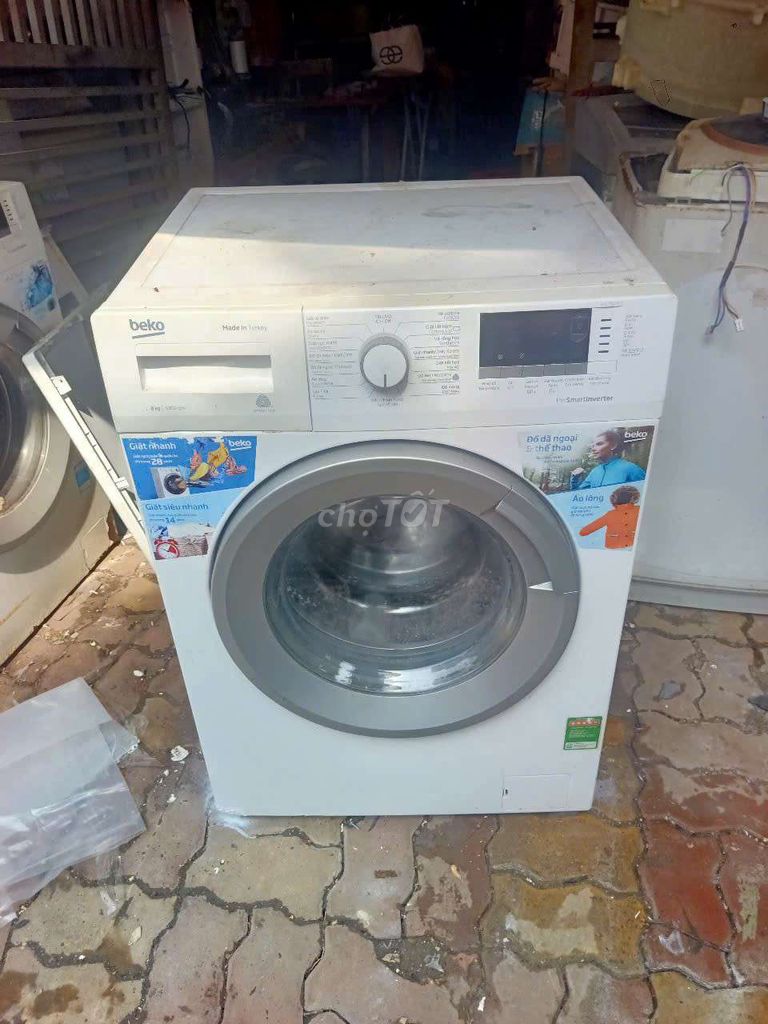 Bán máy giặt beko 8kg cửa ngang inverter