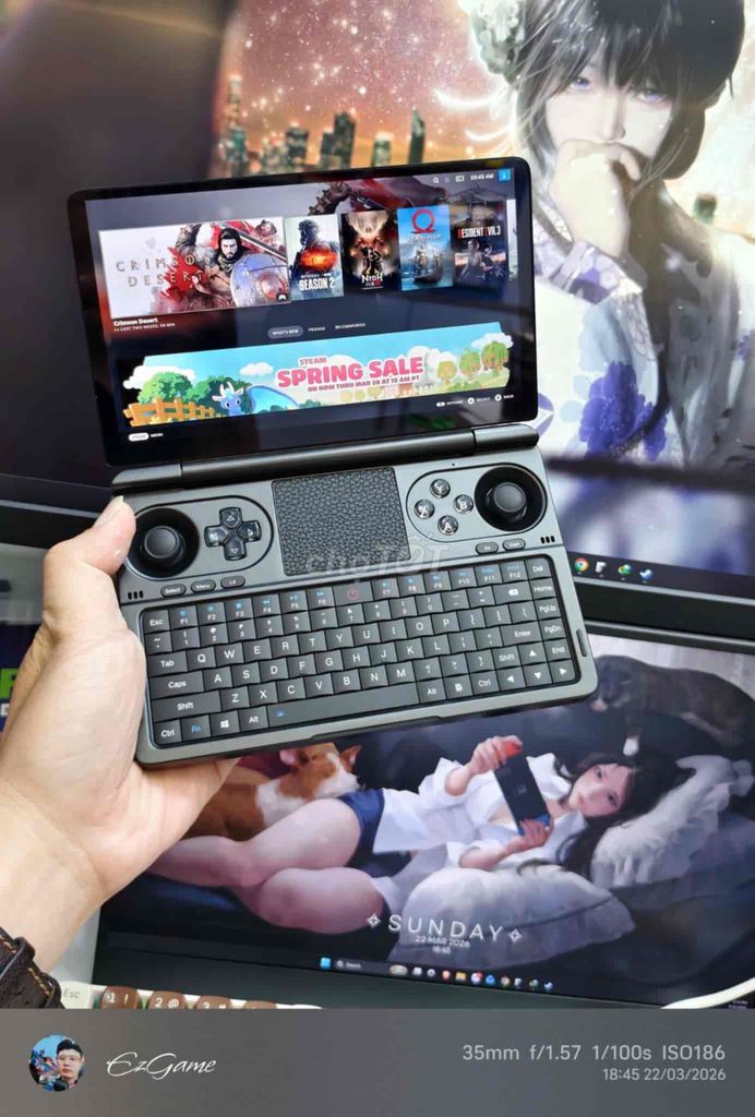 GPD Win Mini ram 32gb ssd 512gb. Mua bán Thiết bị chơi game tại Quận 3 Tp Hồ Chí Minh được đăng bởi EzGAME hình 1