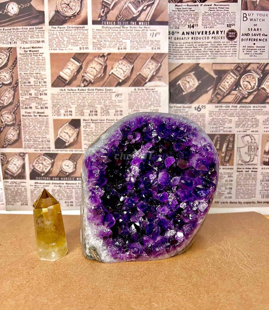 Đá phong thủy Thạch anh tím. Mua bán Đồ sưu tầm, đồ cổ tại Thành phố Long Xuyên An Giang được đăng bởi Độc lạ Đồng hồ Việt Nam hình 1