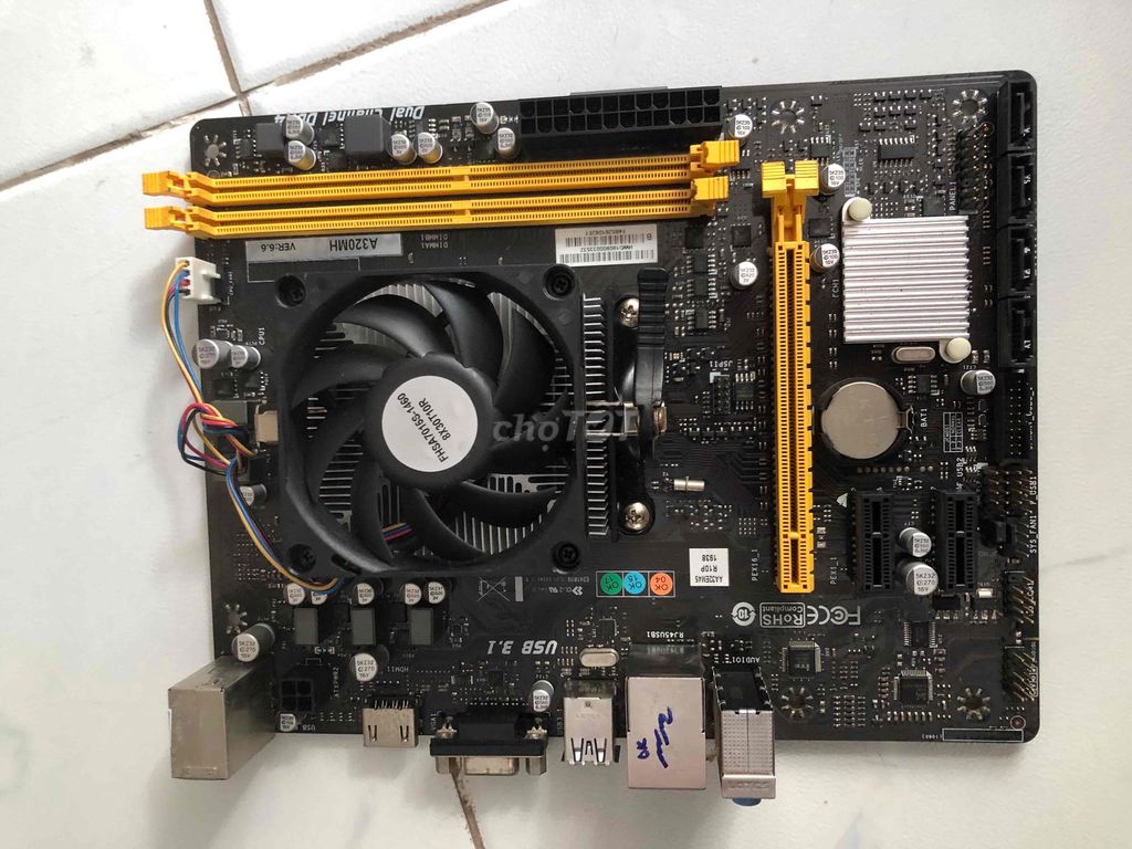 combo main a320m chip 200ge. Mua bán Linh kiện (RAM, Card...) tại Quận Bình Thạnh Tp Hồ Chí Minh được đăng bởi  Khang Lê hình 1