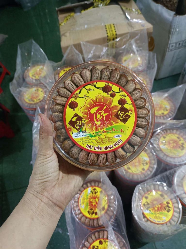 Điều rang muối hộp 500g