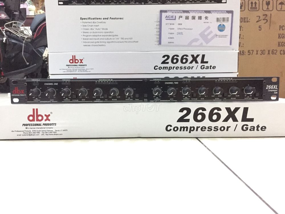 0978020689 - MÁY NÉN TIẾNG dbx 266XL compressor mới chính hãng