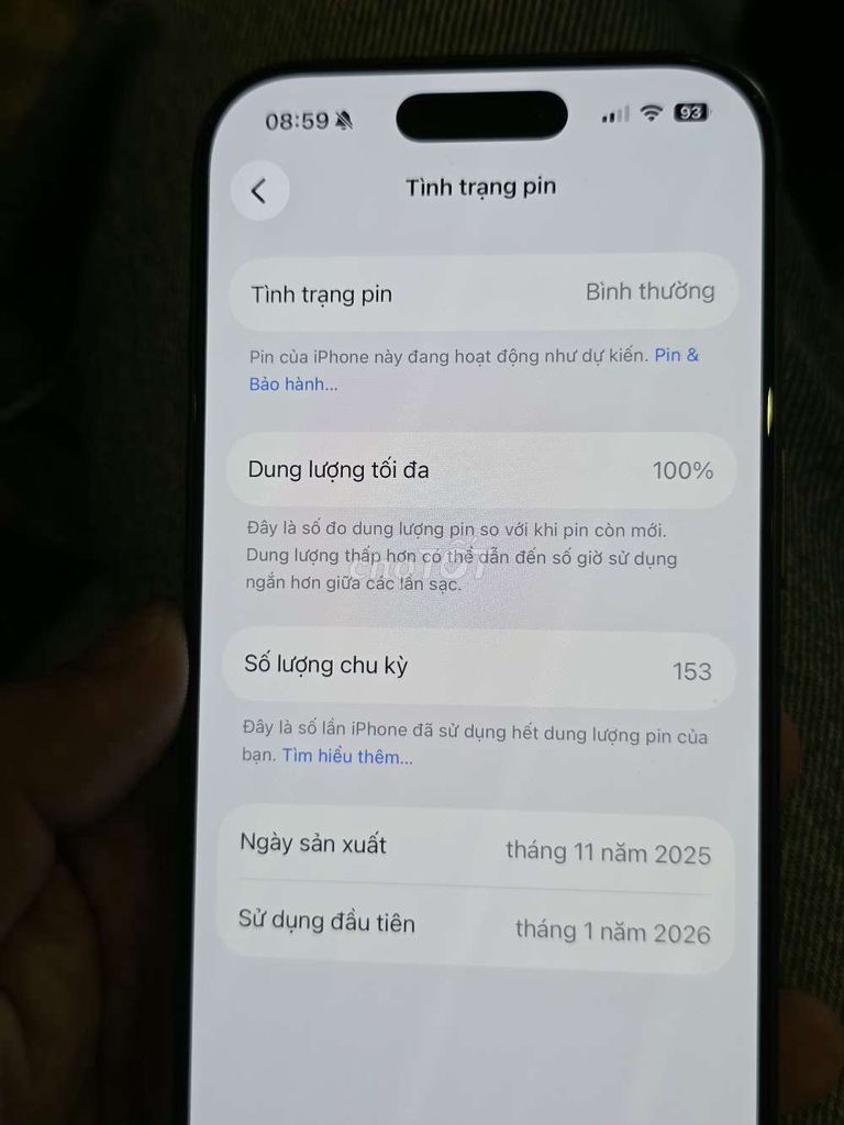 Apple iPhone 17 Pro 256GB Pin 100% màn đẹp . Mua bán Điện thoại tại Quận 1 Tp Hồ Chí Minh được đăng bởi Jackson Nguyễn hình 1