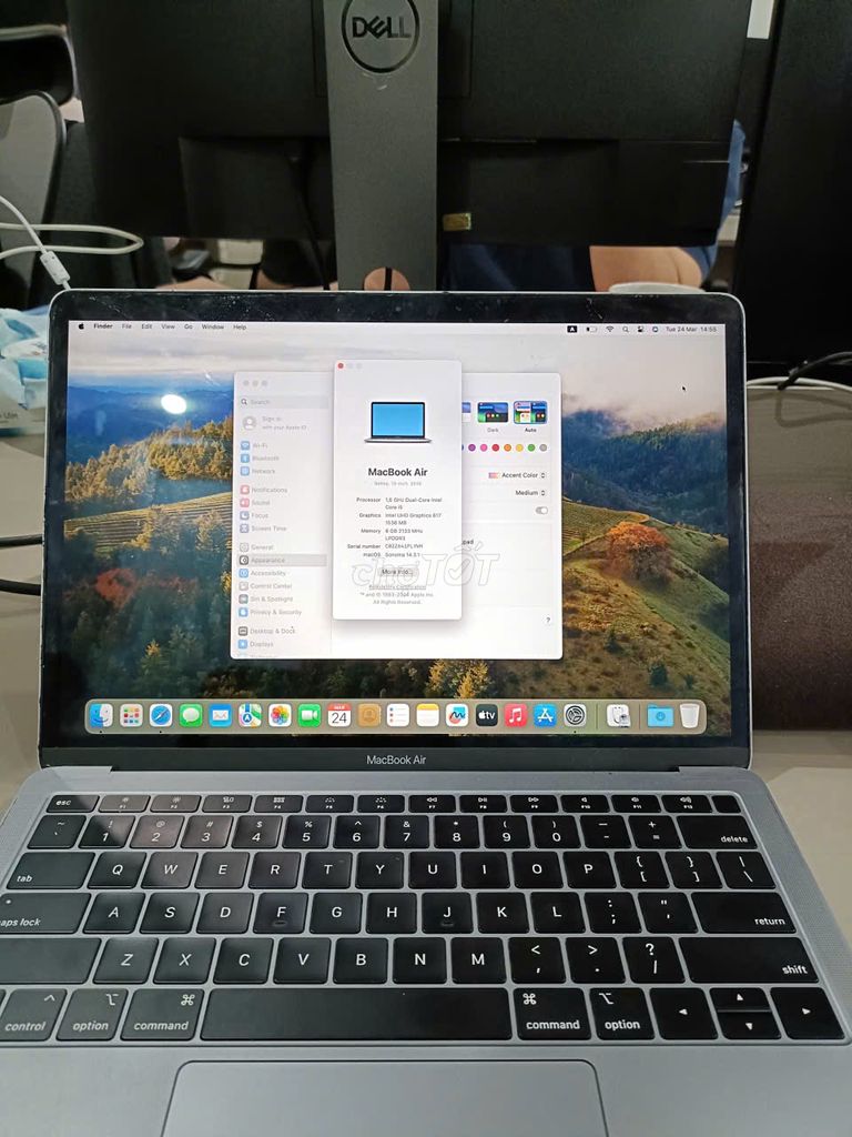 Apple MacBook Air 8GB/256GB Xám. Mua bán Laptop tại Thành phố Thủ Đức Tp Hồ Chí Minh được đăng bởi Ms Yến hình 1