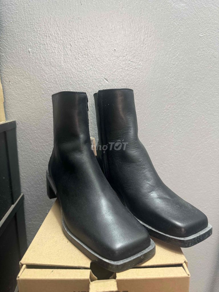 Bốt Zara Nữ Da Đen Size 37. Mua bán Giày dép tại Quận Tây Hồ Hà Nội được đăng bởi chu minh tu hình 1