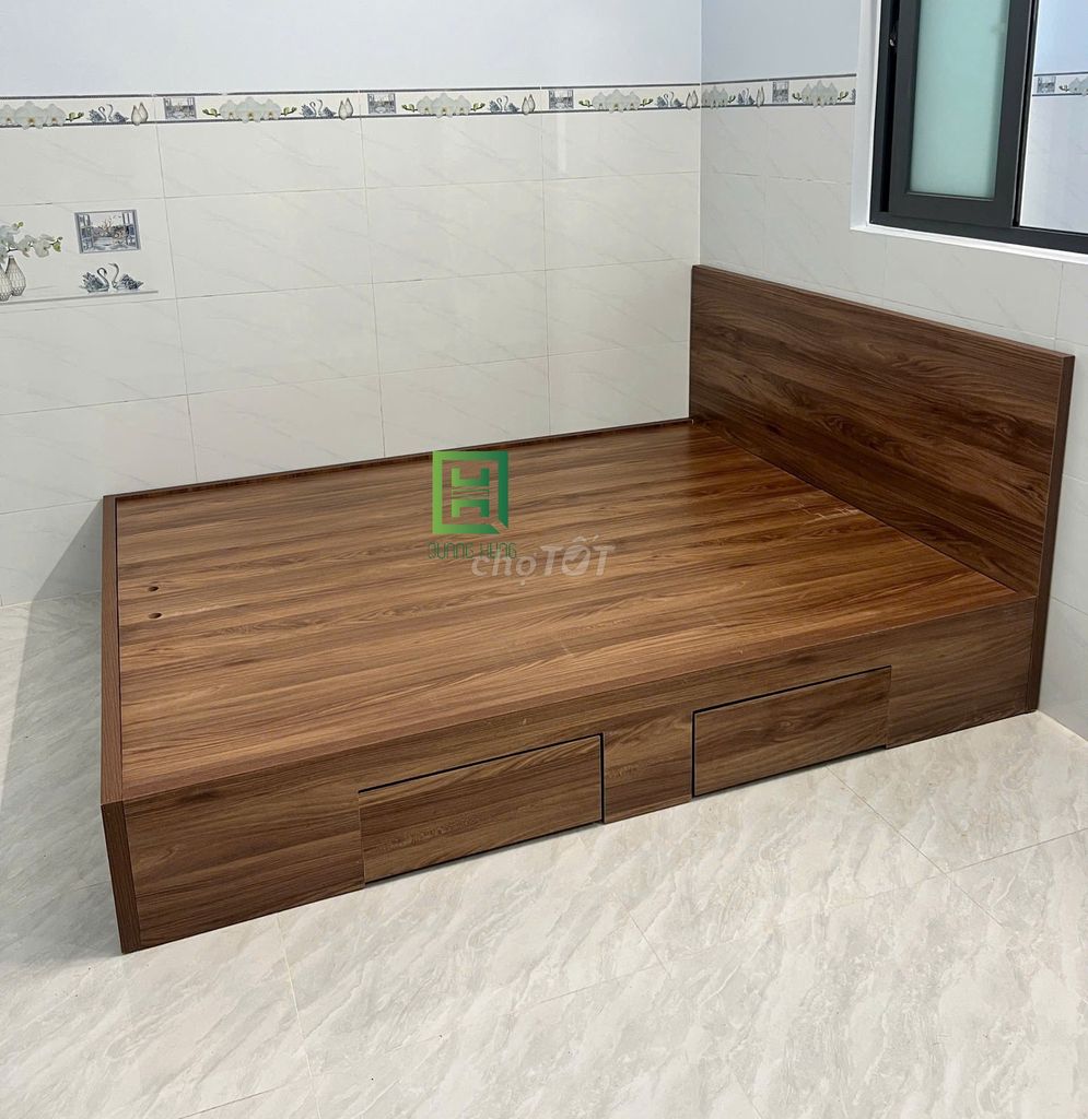 Giường ngủ Gỗ MDF Hiện đại 1m2-1m8. Mua bán Giường, chăn ga gối nệm tại Quận Tân Phú Tp Hồ Chí Minh được đăng bởi Nội Thất Quang Hùng TD hình 1